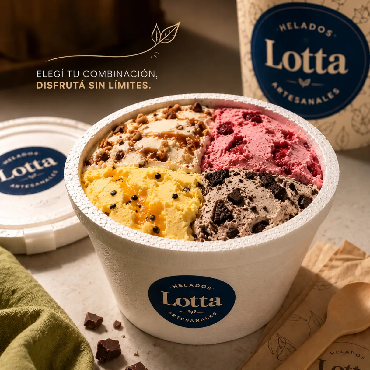 Pote de 1 Kg | Lotta Helados